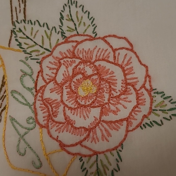 Vintage Hand Stitched Alabama State Bird & Flower - Picture 6 of 16